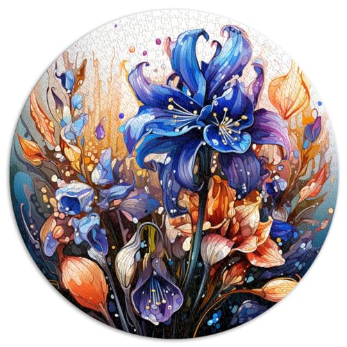 Puzzles Lernspiele Spanische Bluebell-Kunst Puzzles für Erwachsene 1000 Teile 67,5 x 67,5 cm Lernspielzeug Familienspiele Weihnachtsgeburtstagsgeschenke