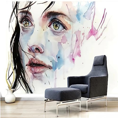 XLMING Handgemalte Abstrakte Schönheit 3D Tapete Home Dekoration Wohnzimmer Sofa Schlafzimmer Tv Hintergrund Wand-250cm×170cm