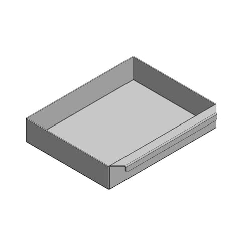 Aschekasten - Für Fireplace Kaminofen Modelle - Aschkasten aus verzinktem Stahlblech - feuerfest & hitzebeständig - Aschekästen Stahl (290x248x55 mm)