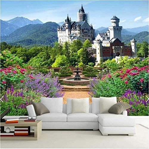 XLMING Schönes Schloss 3D Tapeten Home Esszimmer Sofa Schlafzimmer Wohnzimmer TV Hintergrund-150cm×105cm