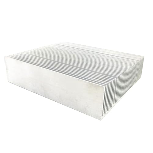 Qsvbeeqj Kühlkörper 1 Stück Aluminium Kühlkörper Für Hochleistungs LED Lichttransistor Halbleitergeräte 150 X 130 X 38 Mm