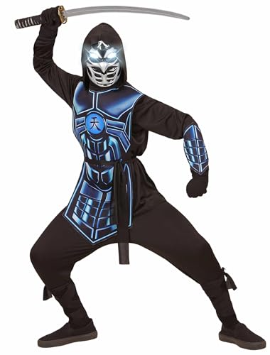 Widmann 07919 Kinderkostüm Cyber Ninja, 164 cm