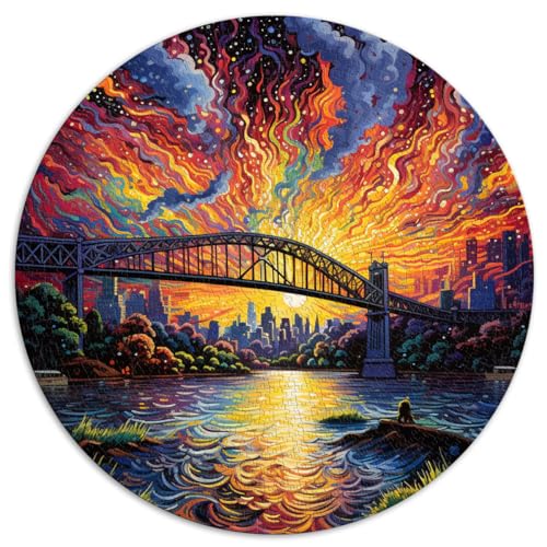 Spielgeschenk Puzzle Mississippi River Puzzle für Erwachsene 1000 Teile 67,5 x 67,5 cm Lustige Puzzles Spielzeug Puzzles Lernspiele Stressabbauende Puzzles