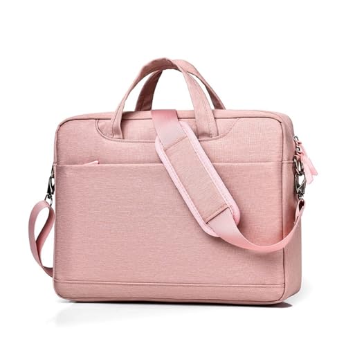 Fhkpsqkcn Laptop-Tasche mit Schultergurt, Plüsch-Innenseite, für 35,6 cm (14/15,6 Zoll) Computer, Business-Aktentasche für Männer und Frauen