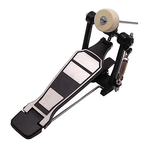 Einzelnes Bassdrum-Pedal, Metall-Schlagzeug-Set, Pedal, Robuster Einzelner Bassfuß Bass drum-Pedal für Anfänger (Color : 02)