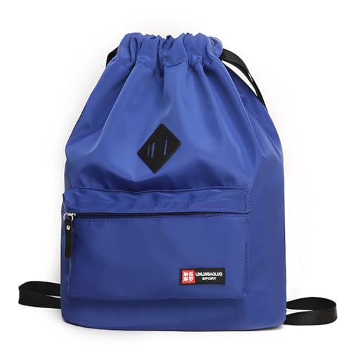 Mllepjdh Rucksack mit Kordelzug, wasserabweisend, Reiserucksack, große Kapazität, Fahrradrucksack, Sport, Turnbeutel