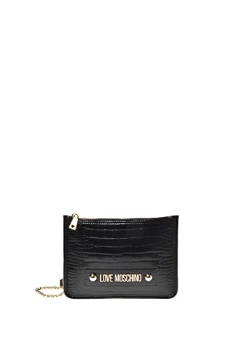 Love Moschino Damen Jc4433pp0fks000 Umhängetasche, Schwarz, Einheitsgröße