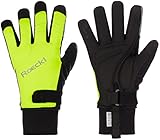 Roeckl Villach 2 Winter Fahrrad Handschuhe lang Fluo gelb 2023: Größe: 6.5