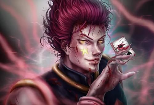 HfmQuisutron Jigsaw Puzzle 1000 Stück Battle Anime Charakter Hisoka Poster Aus Holz Bunt Für Erwachsene Spiele Lernspielzeug Kz109Qy