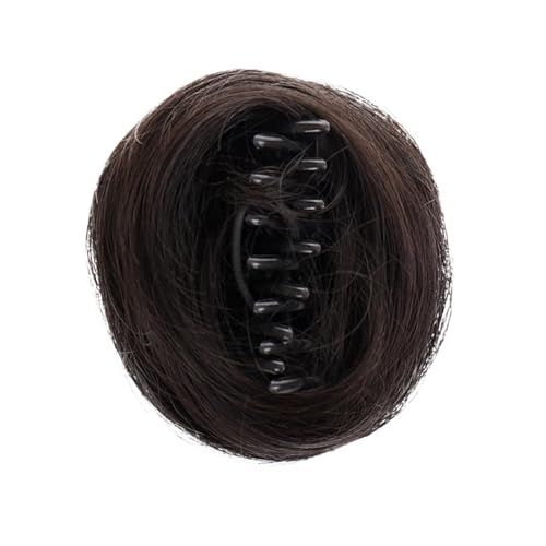 Haarteile Haarknoten Haarknoten mit Krallenclip for Damen, synthetischer lockiger Chignon, Ombre-Krallenhaar, unordentlicher Dutt, Hochsteckfrisur, Haarteil for Anklipsen for Frauen Brötchen Haare(C)