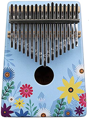 Kalimba Daumen-Qin, Daumenklavier, Fingerklavier | 17|| 21 Tasten Kalimba, traditionelles Musikinstrument, Taschen-Daumenfingerklavier, Mbira-Klavier for Musikliebhaber, (18 cm x 13 cm), 17 Noten F (F