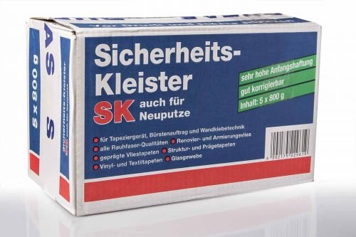 5 x Pufas Sicherheitskleister SK 800g Kleister Tapetenkleister