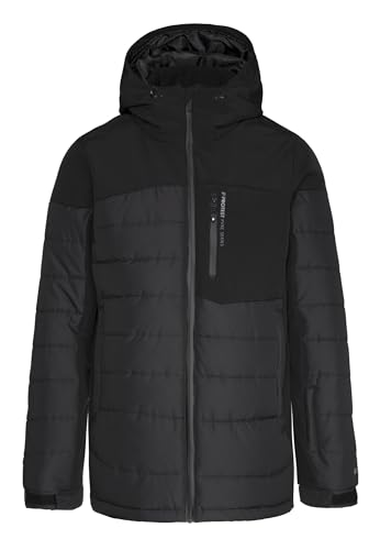 Protest Herren Winterjacke PRTMOUNT 20K Wasserdicht Und Atmungsaktiv PFC-Frei True Black XXL