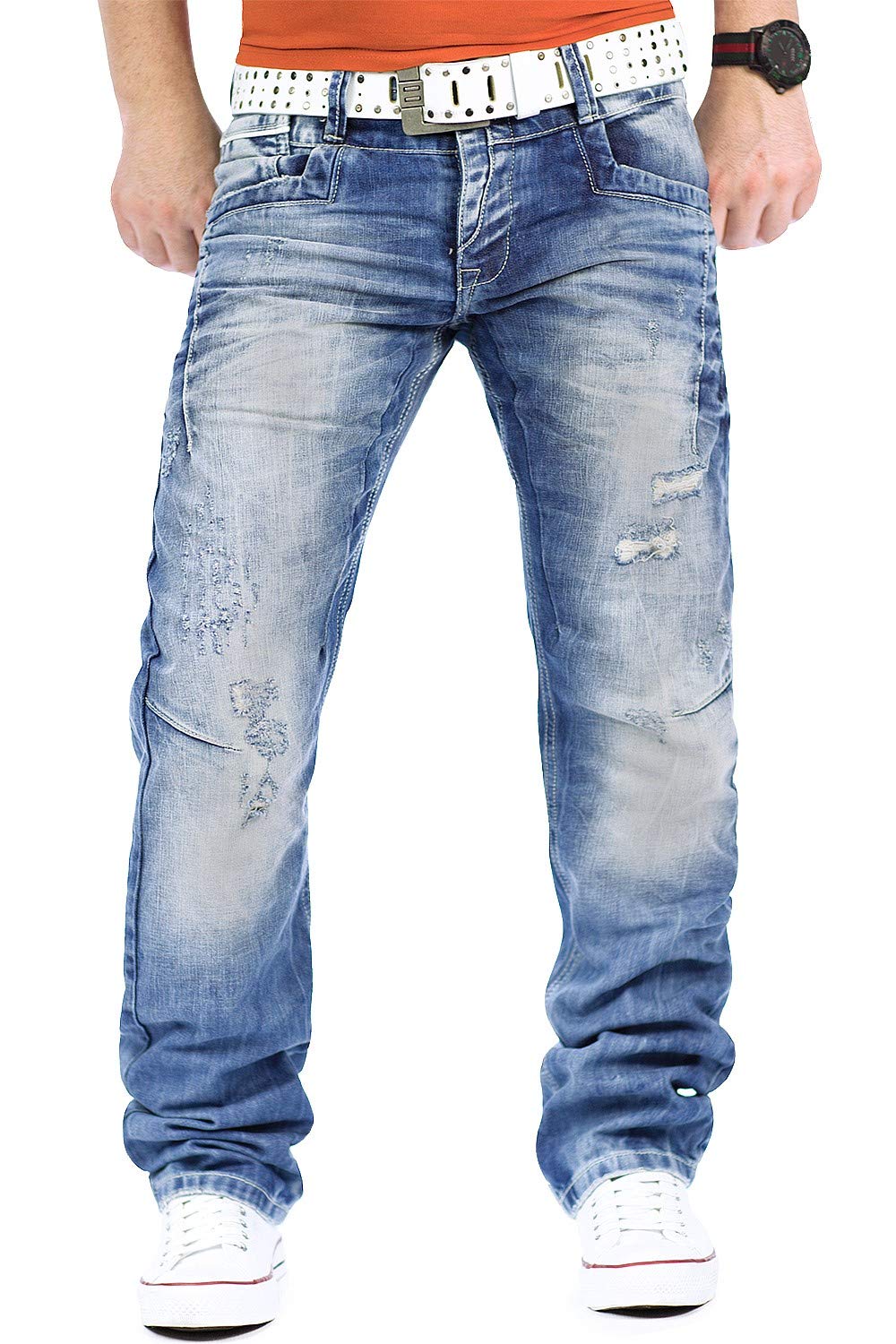 Cipo & Baxx Herren Jeans CD104-bans W33/L34