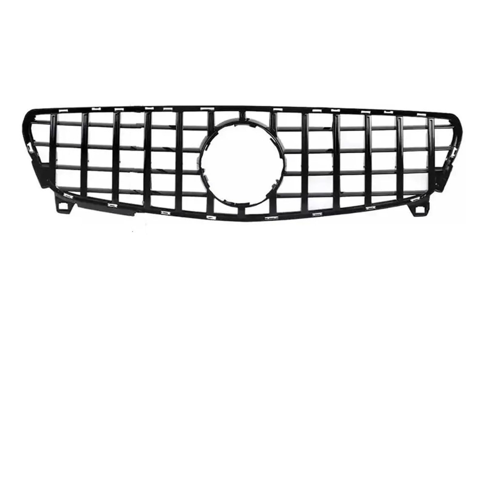 Frontgrills Für A W176 2013 2014 2015 2016 2017 2018 A180 A200 A45 GT Diamant Einlassgitter Frontgrill Renngrill Verkleidung Styling Front Bumper Grille(GT Glossy Black a)