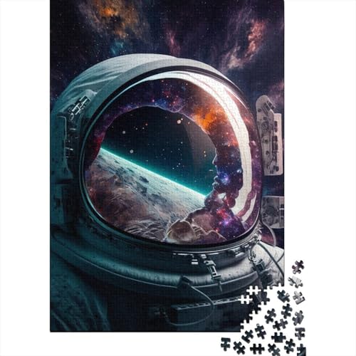 Puzzle für Erwachsene, 1000 Teile, cooles Weltraum-Astronauten-Puzzle, Puzzle für Erwachsene und Jugendliche, Lernspielzeug, Familienspiele, 75x50cm