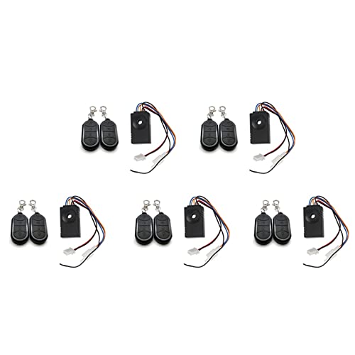 SICOSALT 5X Ebike Alarm System Dual Fernbedienung 36V 48V 60V 72V Alarm Zubehör Universal Wasserdicht Fahrrad