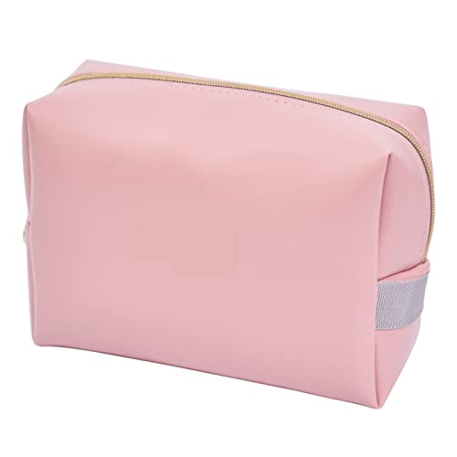 HJBFVXV Kosmetiktaschen Solid Color Makeup Bag for Women Soft Leather Waterproof Cosmetic Bag Travel Large Makeup Storage Cosmetic Bag