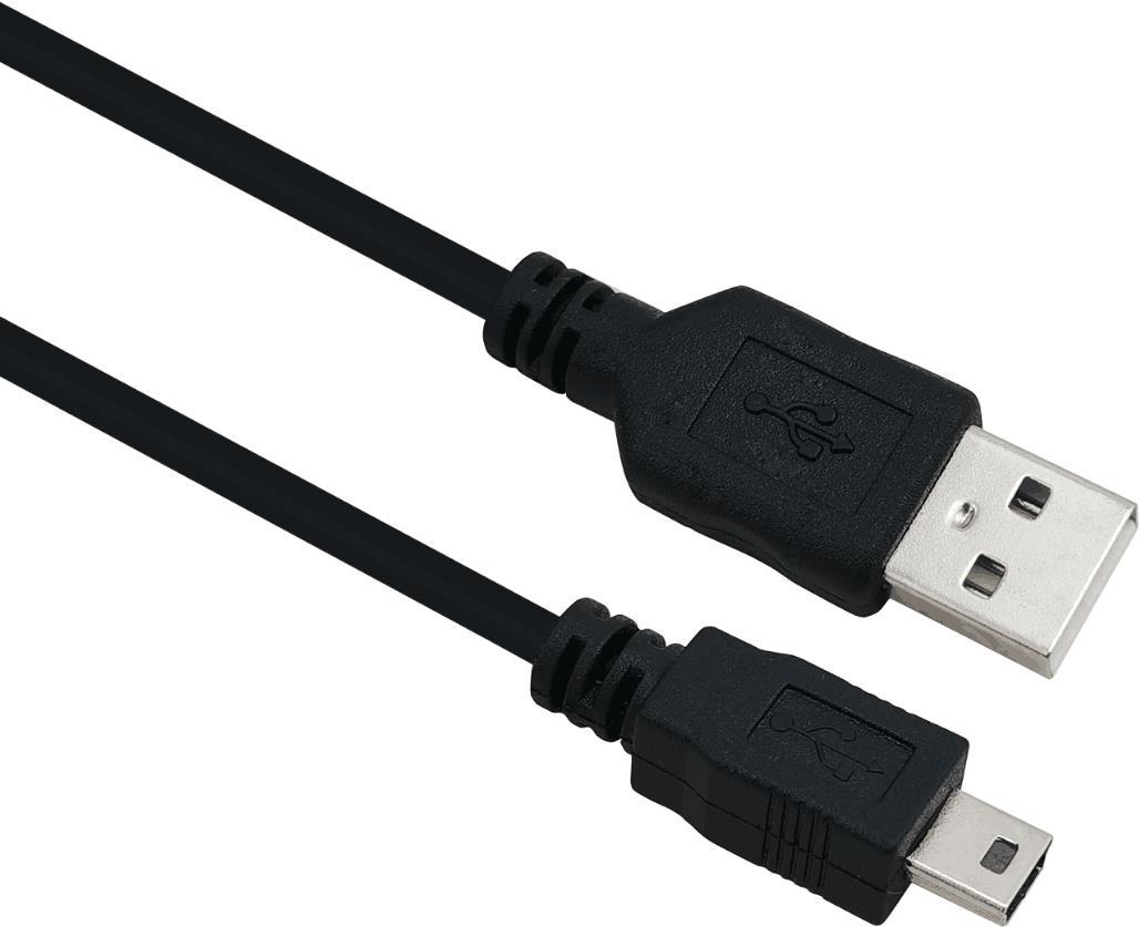 Helos - USB-Kabel - USB (M) zu Mini-USB, Typ B (M) - USB 2.0 - 2 m - Schwarz