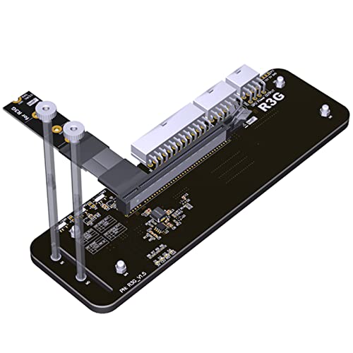 Qaonsciug R43SG/R43SGTU Externer Grafikkartenständer Halterung M.2 M-Key PCIe3.0x4 Kabel Erweiterungskartenhalterung 25 cm 50 cm R43sg Grafikkartenständer