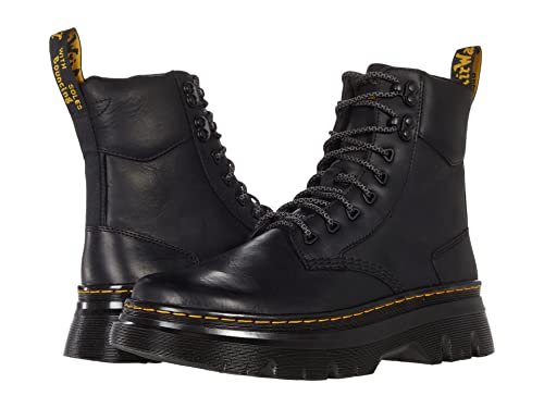 Dr. Martens Unisex 8 Tie Boot Springerstiefel, Black Wyoming, 45 EU