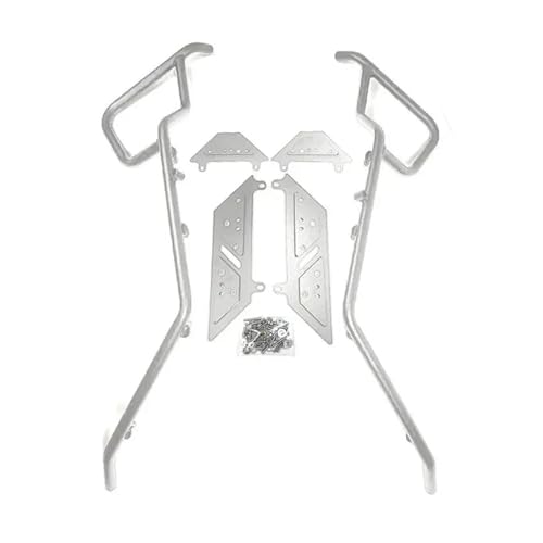 Motorrad Crashbars Für Forza750 Für NSS750 Für Forza Für NSS 750 2021 2022 2023 Crash Bars Stoßstangen Motor Schutz Tank Schutz Obere Abdeckung Motorschutz Sturzbügel(Silver)