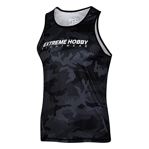 Extreme Hobby Tanktop Rashguard, Tank Top Herren, Muskelshirts Herren, Unterhemd, Fitness Shirt, Sleeveless, Running, Schnell Trocknend