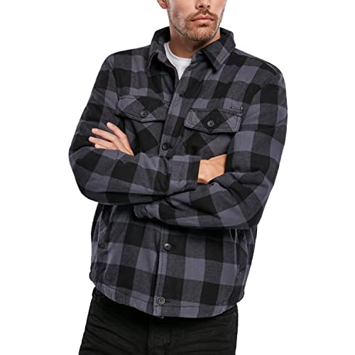 Brandit Luimberjacket, Black-Grey, Größe 3XL