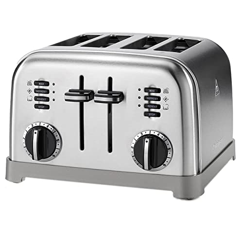 Cuisinart CPT180E Style Collection 4-Schlitz-Toaster, Edelstahl, gebürstetes Edelstahl