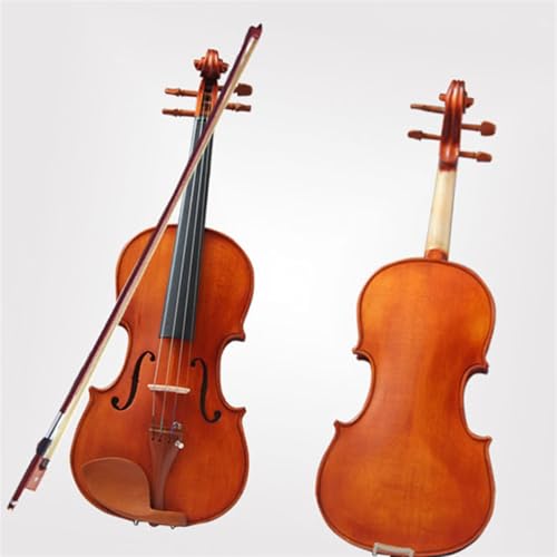 Standard Violine Komplett Handgefertigte Massivholzvioline Mit Mattem Finish Und Guter Klangqualität(4/4)