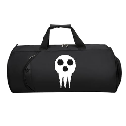 So-ul Eat-er Cabin Bag Anime, Faltbare Reisetasche HandgepäCk, HandgepäCk Unisex G.ym Wochenendtasche Flugzeug(Black 15)