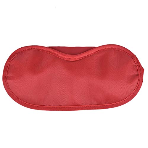 Übernachtung Taschen, Schlafmasken, 1 Stück Schlafaugen-Schatten-Patch, Augenmaske, Augenabdeckung, imitierte Seide, Schlaf-Augenmaske, Augenbinden, Frauen-Augenmaske for Schlafen (Farbe: Rot) (Color