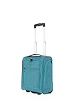 travelite Handgepäck Koffer leicht, mit Liquids Bag, 2 Rollen, CABIN Underseater, Weichgepäck Trolley klein, 43cm, 28 Liter