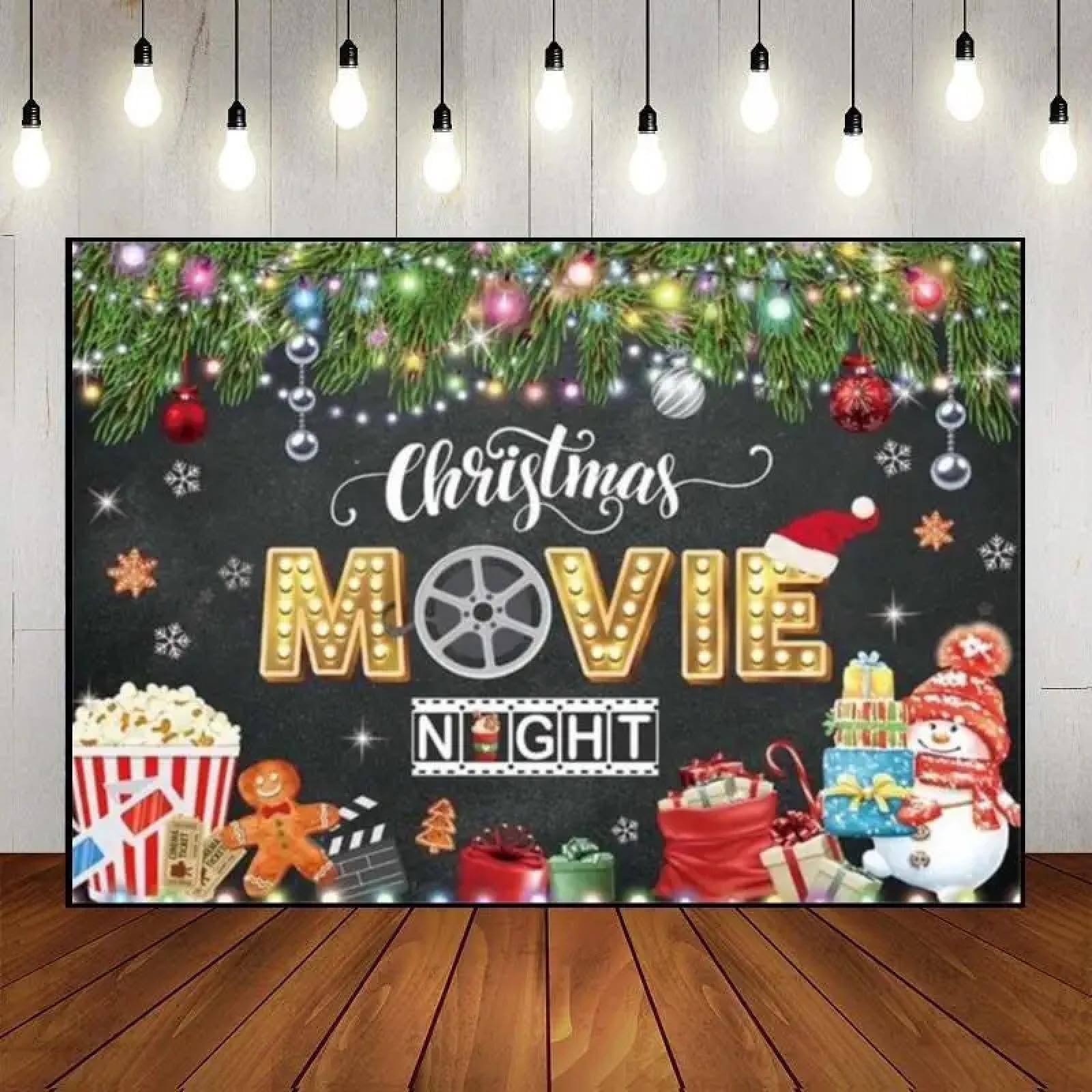 Frohe Weihnachten Weihnachtsmann Fenster Roter Vorhang Fotografie Party Baby Dusche Fototapete Urlaub Familie Vorabend 350x230cm