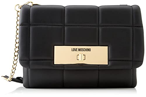 Love Moschino Damen Jc4419pp0fkr000 Umhängetasche, Schwarz, Einheitsgröße