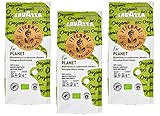 3x Lavazza Tierra Bio Organisch For Planet Gemahlener Kaffee 180g, ideal für Moka mit Blumen und Fruchtnoten Intensität 6/10, leichte Röstung