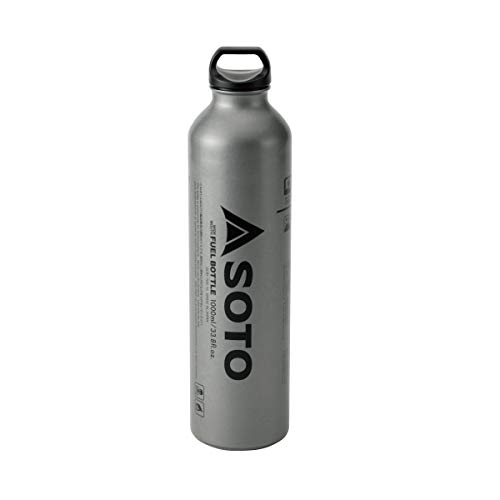 Soto Muka Weithals-Benzinflasche, Silber, 1 Liter