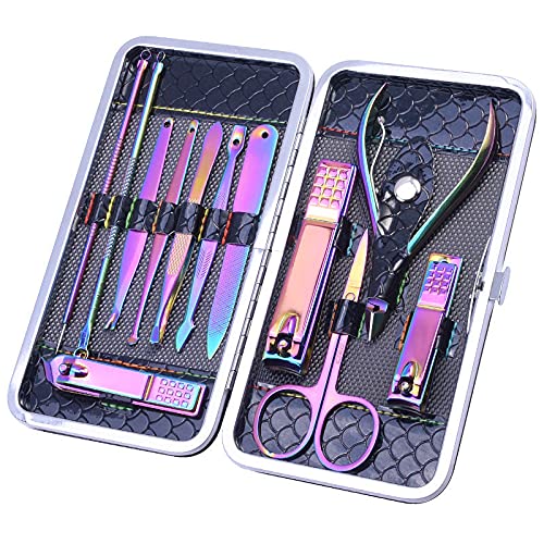 Fingernagelknipser-Set Beauty-Tools Maniküre-Farb-Titan-Set-Dekoration Fußnagel-Clipper-Nagel-Clipper-Set-Box Nagelpflegesets