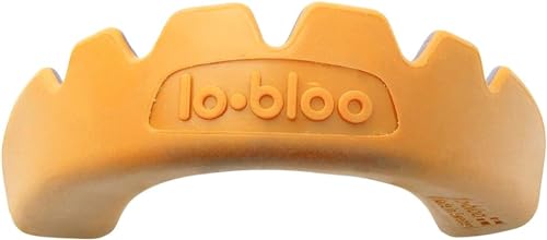 lobloo PRO-FIT Patent Pending, Professional Dual-Density impressionless Mouthguard for High Contact Sports as MMA, Hockey, Football, Rugby. Medium 10-13yrs, Orange