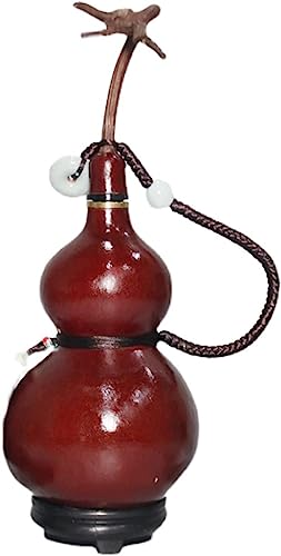 BFVAKBKYT Natürliche getrocknete Kürbis-Wasserflasche, Reiner, natürlicher, handgefertigter Kürbis, Sake-Weinkürbiskrug, Blumenarrangement, Heimdekoration, Kunsthandwerk, Flachmann, braun(750ml)