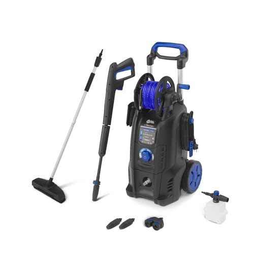 AR Blue Clean e-4 TWIN FLOW D Hochdruckreiniger mit Dualtech System und Power Brush (2500 W, 150 bar, 810 l/h)