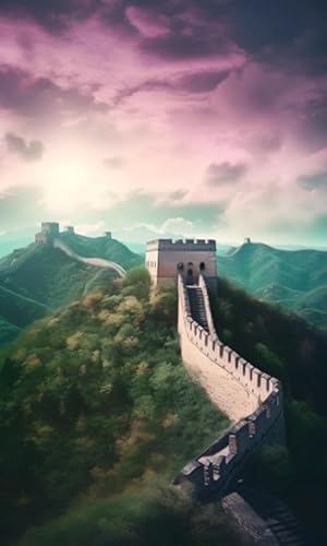 HfmQuisutron Great Wall Landscape Poster Jigsaw Puzzle 1000 Teile Aus Holz Buntes Geschicklichkeitsspiel Für Die Ganze Familie Erwachsene Yw298Az