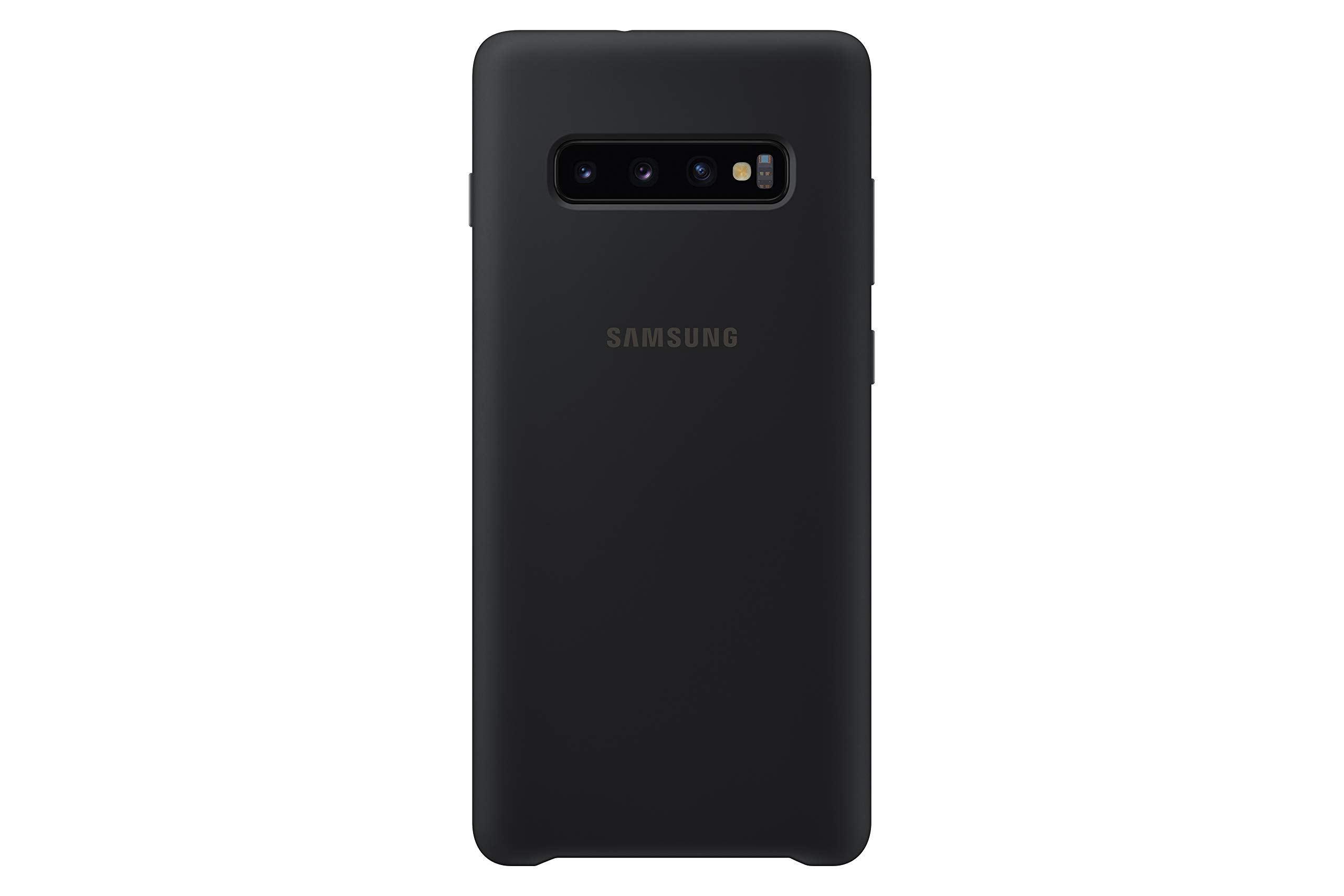 Silicone Cover für Galaxy S10+ Schwarz