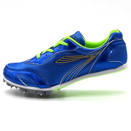 Zeihyeurus Leichtathletik Herren-Mittelstrecken-Laufschuhe Unisex-Leichtathletikschuhe Leichtathletik Spike Schuhe Track Spike Schuhe rutschfeste VerschleißFest Gelten Jungen MäDchen Damen Herren