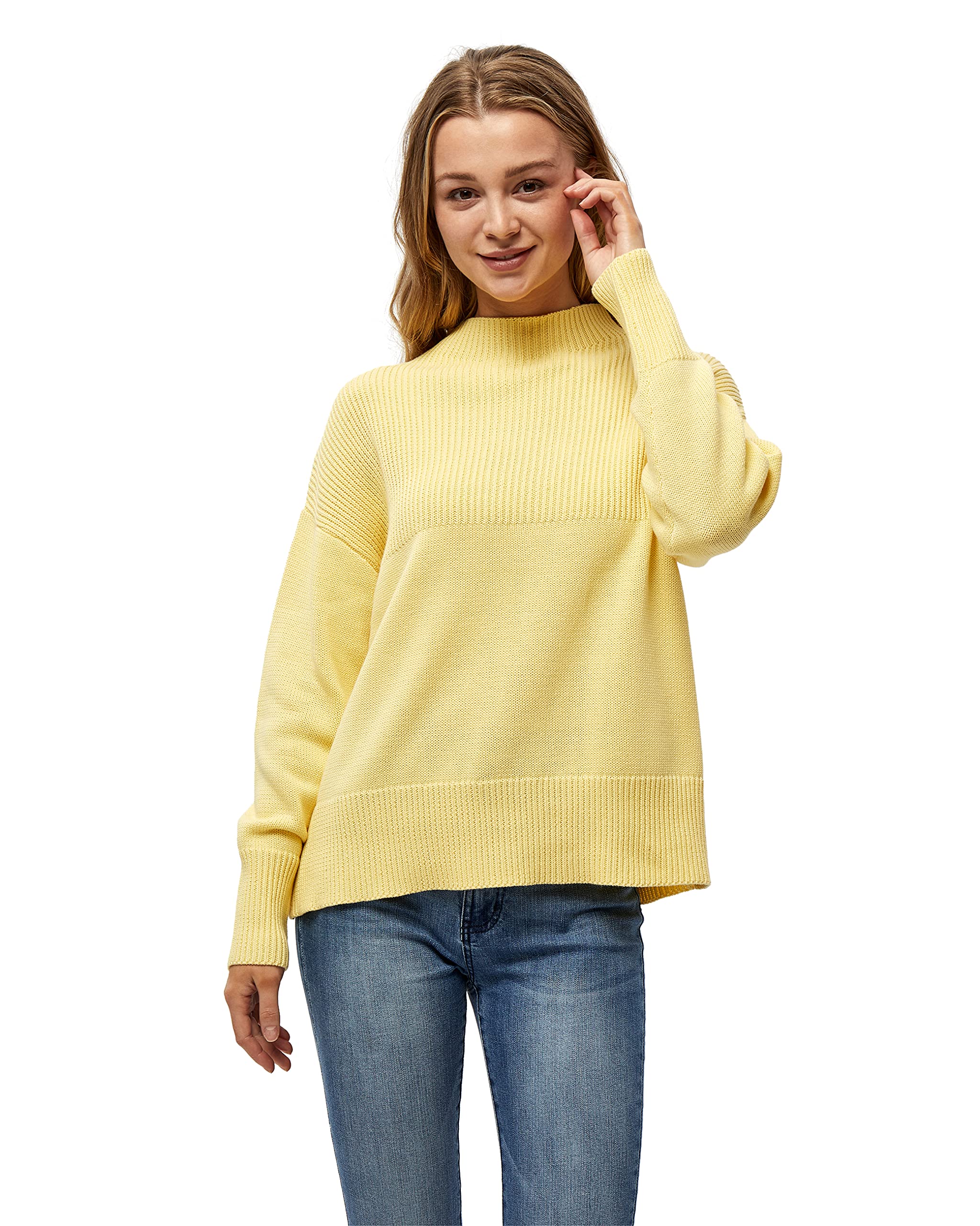 Peppercorn Women's Lucie Janisa Pullover Sweater, Pale Yellow, XL