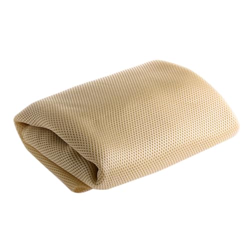 Lautsprecher Stoff,Lautsprechergittertuch Staubdi Lautsprecher-Mesh-Lautsprecher-Grilltuch, Stereo-Grillgewebe, staubdichtes Audio-Tuch(Beige)