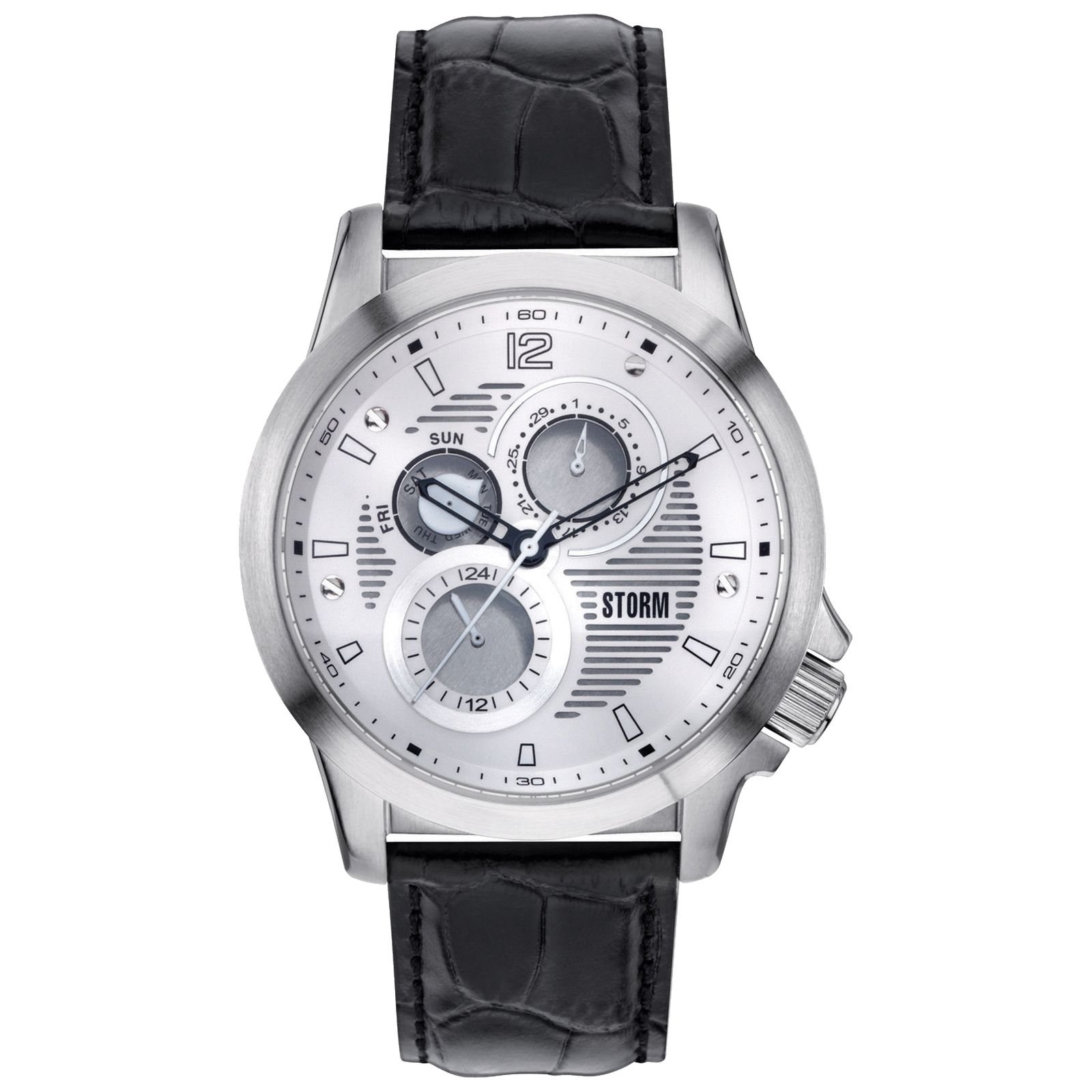 STORM London Atlas Herrenuhr schwarz/Silber 47143/S