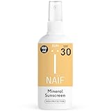 Naïf - Mineralisches Sonnenschutzspray - LSF 30 - Für die ganze Familie - 100ml