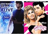 Johnny Sing & Dance 40th edition of Grease Movie & Staying Alive Double Feature DVD John Travolta Musical Anniversary