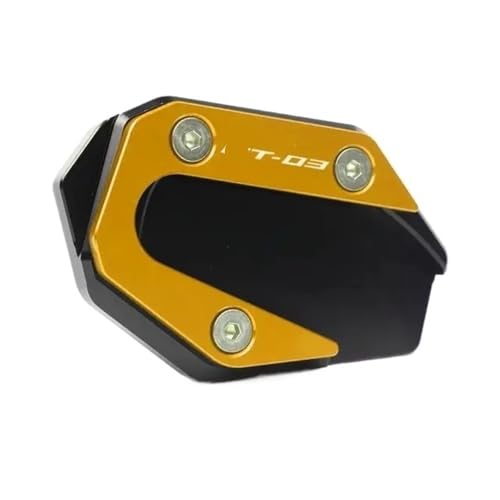 AXCAR Motorrad-Ständer-Seitenständer-Verlängerungspolster-Stützplatte Für Y&amaha Für MT-03 Für MT-25 Für MT03 Für MT25 Für YZF-R3 Für YZF-R25 Ständer Stützpolster